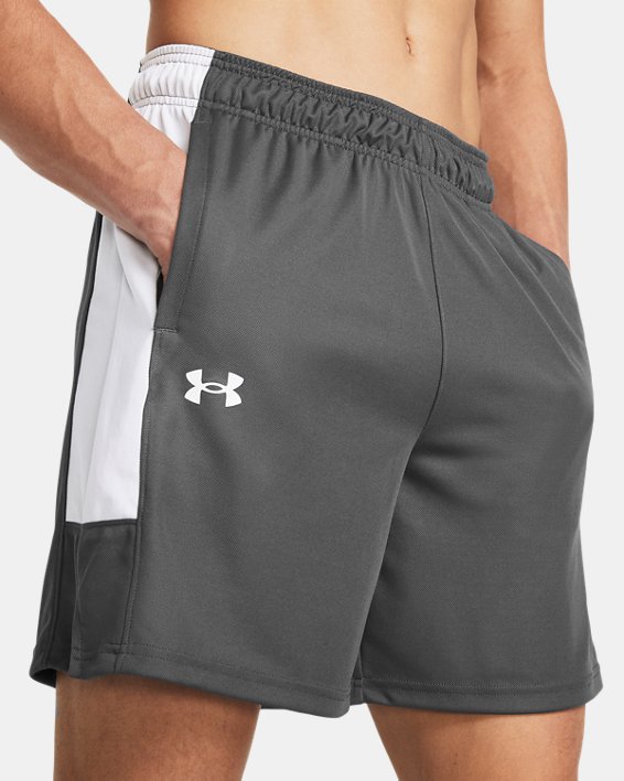 Men's UA Zone 7" Shorts, Gray, pdpMainDesktop image number 3